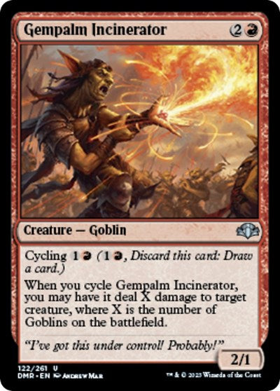 Gempalm Incinerator (Dominaria Remastered) Near Mint Foil