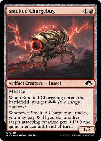 Smelted Chargebug (Modern Horizons 3) Near Mint Foil