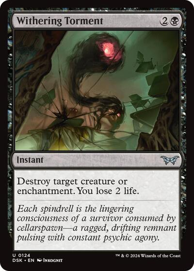 Withering Torment (Duskmourn: House of Horror) Near Mint Foil