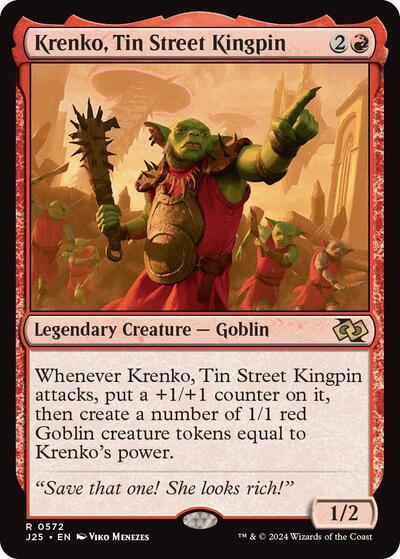 Krenko, Tin Street Kingpin (Foundations Jumpstart) Near Mint