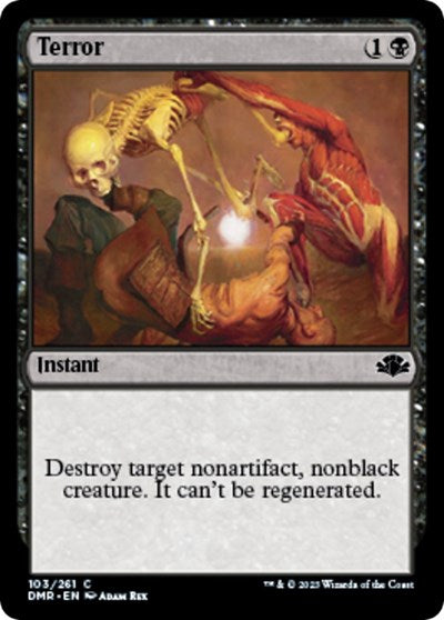 Terror (Dominaria Remastered) Near Mint Foil