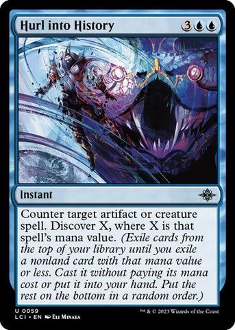 Hurl into History (The Lost Caverns of Ixalan) Near Mint Foil