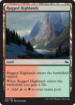 Rugged Highlands (Fate Reforged) Near Mint Foil