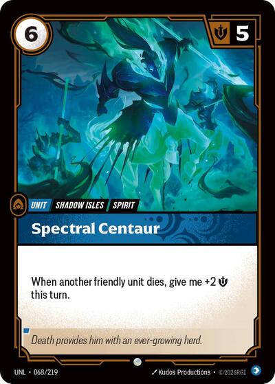 Spectral Centaur (Unleashed) Near Mint Foil