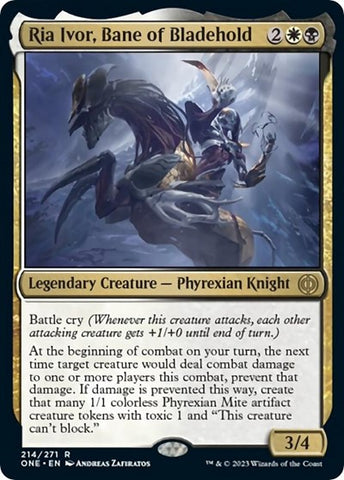 Ria Ivor, Bane of Bladehold (Phyrexia: All Will Be One) Near Mint Foil