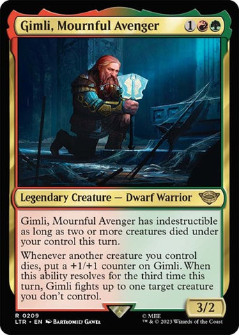Gimli, Mournful Avenger (Universes Beyond: The Lord of the Rings: Tales of Middle-earth) Near Mint
