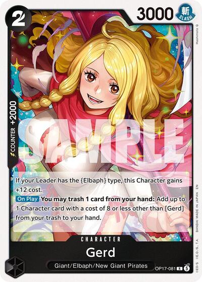 Gerd (The World's Strongest Warriors) Near Mint Foil