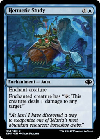 Hermetic Study (Dominaria Remastered) Near Mint Foil