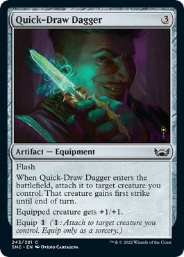 Quick-Draw Dagger (Streets of New Capenna) Near Mint Foil