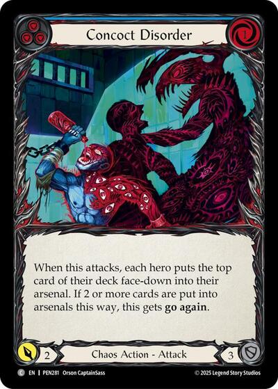 Concoct Disorder (Blue) (Compendium of Rathe) Near Mint Foil