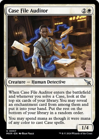 Case File Auditor (Murders at Karlov Manor) Near Mint Foil
