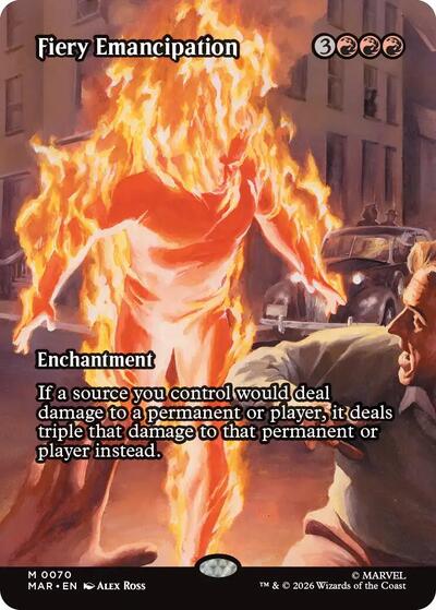 Fiery Emancipation (Borderless) (Marvel Eternal-Legal) Near Mint