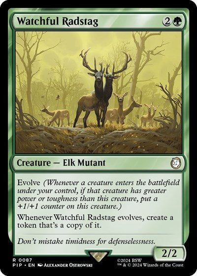 Watchful Radstag (Universes Beyond: Fallout) Near Mint