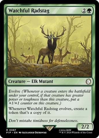 Watchful Radstag (Universes Beyond: Fallout) Near Mint