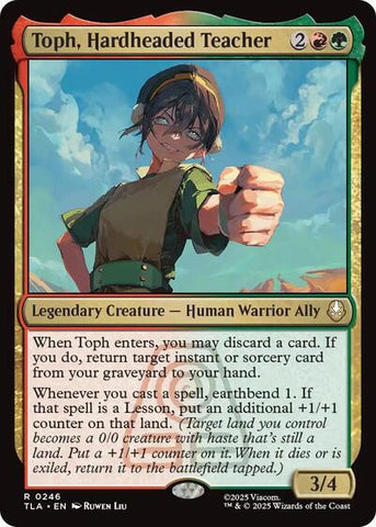 Toph, Hardheaded Teacher (Avatar: The Last Airbender) Near Mint