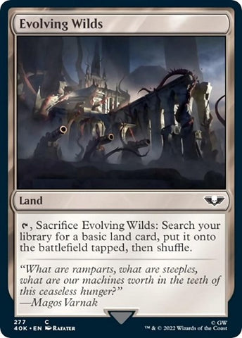 Evolving Wilds (Universes Beyond: Warhammer 40K) Near Mint