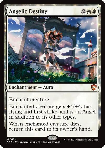 Angelic Destiny (Commander: Secrets of Strixhaven) Near Mint