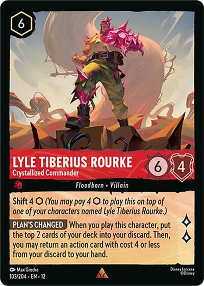 Lyle Tiberius Rourke - Crystallized Commander (Wilds Unknown) Near Mint