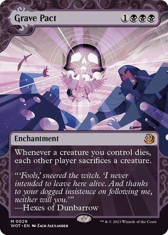 Grave Pact (Wilds of Eldraine: Enchanting Tales) Medium Play