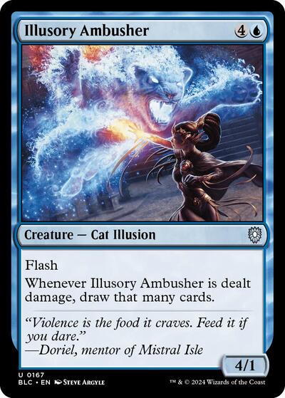 Illusory Ambusher (Commander: Bloomburrow) Near Mint