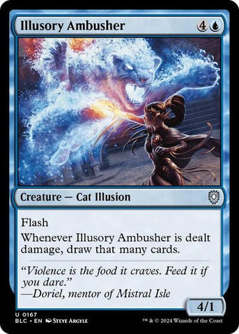 Illusory Ambusher (Commander: Bloomburrow) Near Mint