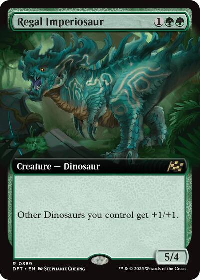 Regal Imperiosaur (Extended Art) (Aetherdrift) Near Mint