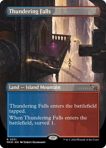Thundering Falls (Borderless) (Murders at Karlov Manor) Near Mint