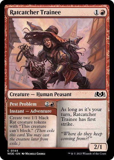 Ratcatcher Trainee (Wilds of Eldraine) Near Mint Foil