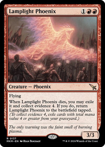 Lamplight Phoenix (Murders at Karlov Manor) Near Mint
