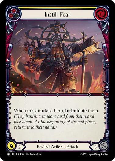 Instill Fear (Yellow) (Super Slam) Near Mint