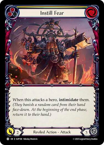 Instill Fear (Yellow) (Super Slam) Near Mint