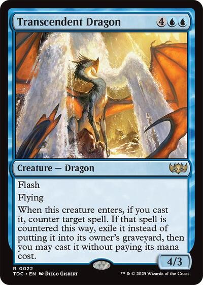 Transcendent Dragon (Commander: Tarkir: Dragonstorm) Near Mint