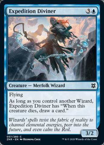 Expedition Diviner (Zendikar Rising) Near Mint Foil