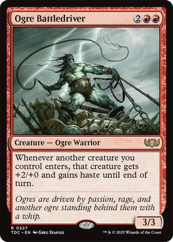 Ogre Battledriver (Commander: Tarkir: Dragonstorm) Near Mint