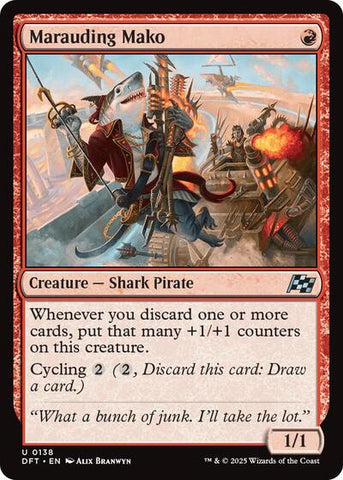 Marauding Mako (Aetherdrift) Near Mint Foil