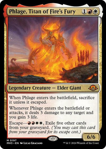 Phlage, Titan of Fire's Fury (Modern Horizons 3) Near Mint
