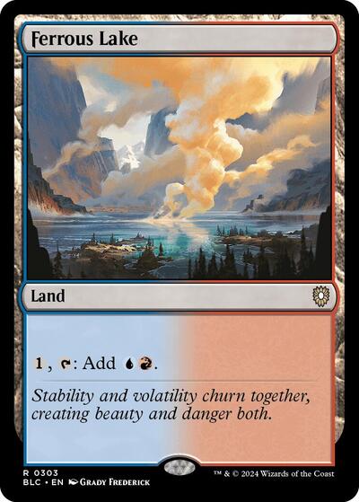 Ferrous Lake (Commander: Bloomburrow) Near Mint
