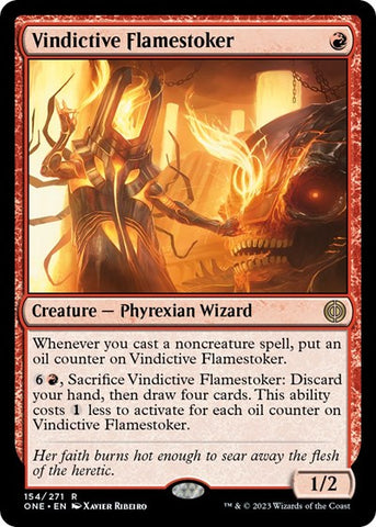 Vindictive Flamestoker (Phyrexia: All Will Be One) Near Mint