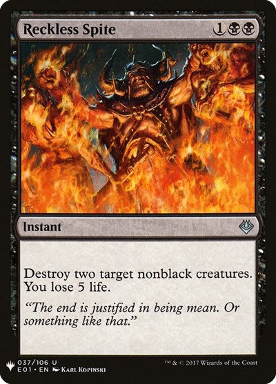 Reckless Spite (Mystery Booster) Near Mint