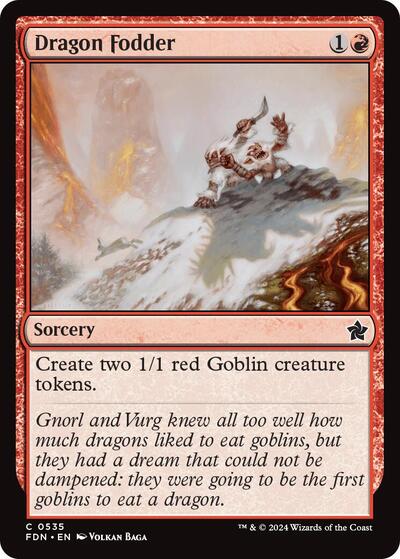 Dragon Fodder (Foundations) Near Mint
