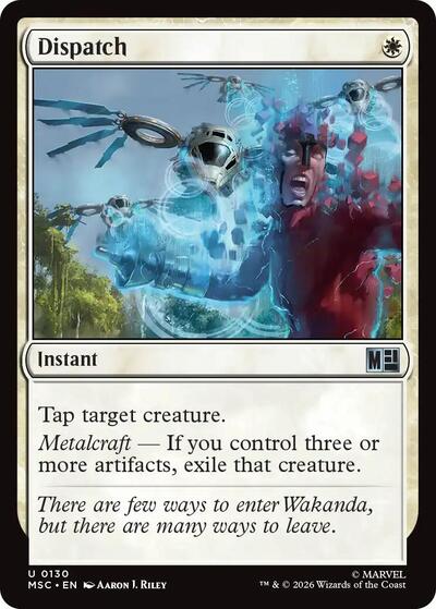 Dispatch (Surge Foil) (Commander: Marvel Super Heroes) Near Mint Foil