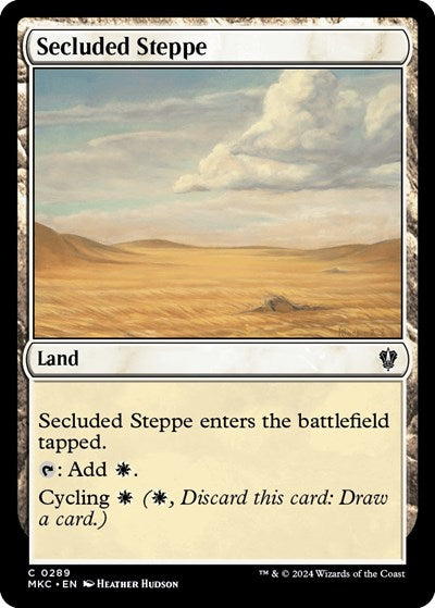 Secluded Steppe (Commander: Murders at Karlov Manor) Near Mint