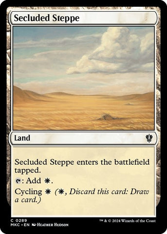 Secluded Steppe (Commander: Murders at Karlov Manor) Near Mint
