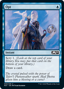 Opt (Magic 2021 Core Set) Near Mint