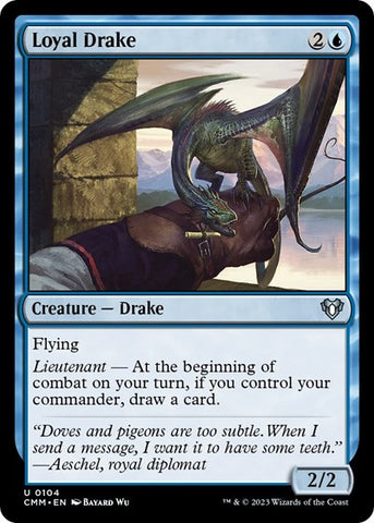 Loyal Drake (Commander Masters) Near Mint