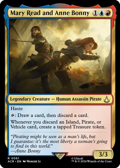 Mary Read and Anne Bonny (Universes Beyond: Assassin's Creed) Near Mint Foil