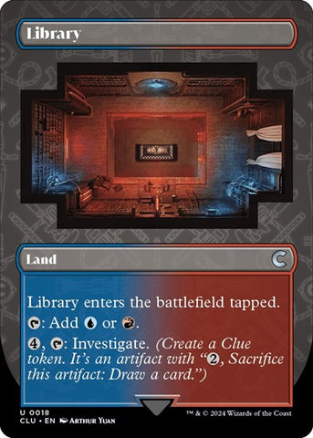Library (Borderless) (Ravnica: Clue Edition) Near Mint