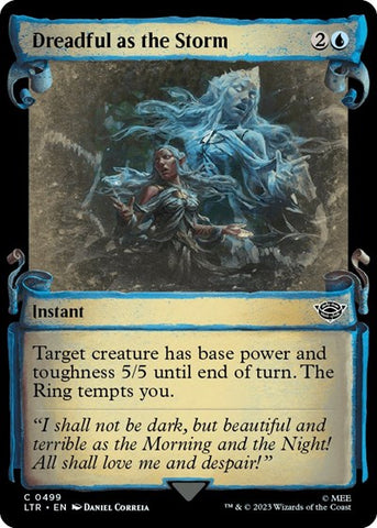 Dreadful as the Storm (Showcase Scrolls) (Universes Beyond: The Lord of the Rings: Tales of Middle-earth) Near Mint Foil