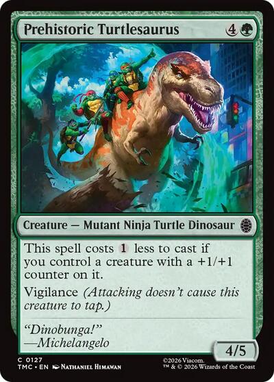Prehistoric Turtlesaurus (Commander: Teenage Mutant Ninja Turtles) Near Mint