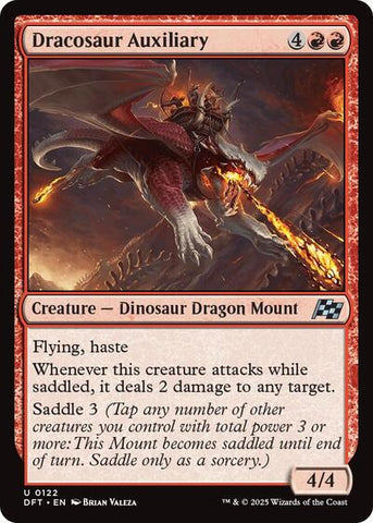 Dracosaur Auxiliary (Aetherdrift) Near Mint Foil